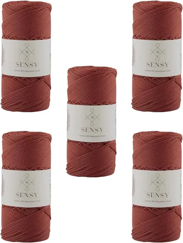 Vista 55 de Sensy Premium Cuerda de Poliéster 1.5mm (0.059 pulgadas) 164 Yardas Cuerda de Polipropileno 100% Cuerda de Macramé 1.5mm Cuerda para Bolsa