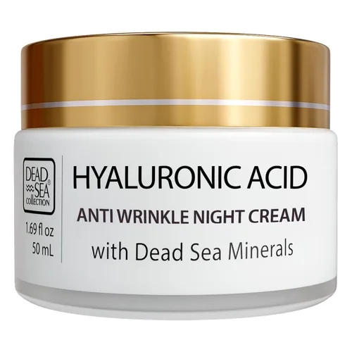 Vista 8 de Dead Sea Collection Crema facial hidratante de noche con colágeno 3 veces - Hidratante facial nutritivo antienvejecimiento con minerales del mar
