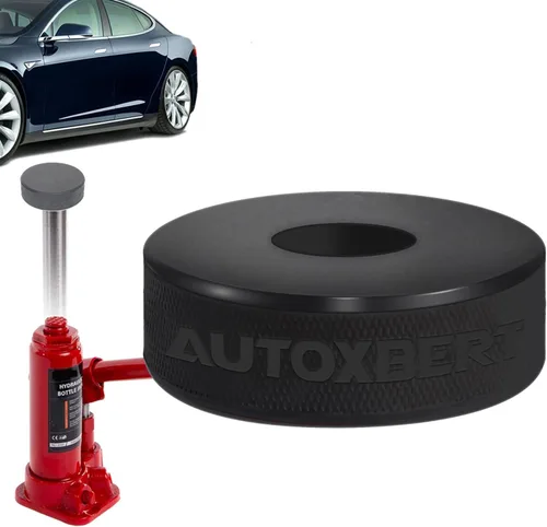 Vista 9 de AUTOXBERT Almohadilla de goma para gato de botella, adaptador antideslizante, bloque de soporte, herramienta de elevación para la mayoría de gatos