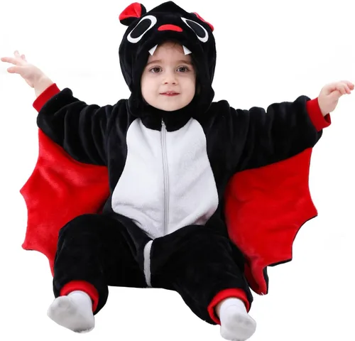 Vista 12 de ABTSHU Disfraces de animales para bebé, disfraz de Halloween para niños pequeños Dinosaurio verde