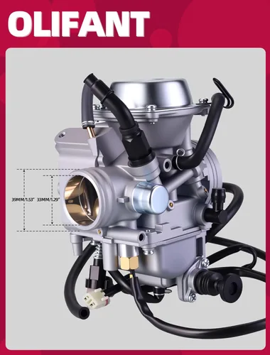 Vista 7 de Carburador para Honda Rancher 350 TRX350 2000-2006 TRX350FE TRX350FM TRX350TM TRX350TE TRX350ES