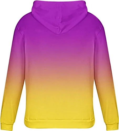 Vista 4 de Solid Hoodies for Men Trending Loose Fit Pullover Lightweight Long Sleeve Sweatshirts Drop Shoulder Shirts Tops