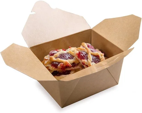 Vista 36 de Restaurantware Bio Tek - Cajas para llevar de 30 onzas, 200 loncheras para llevar, cierre de tabulación, resistentes al calor, desechables, de papel