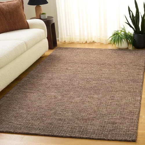 Vista 24 de SAFAVIEH Abstract Collection - Alfombra decorativa, 2 x 3 pies, color negro y marfil, lana hecha a mano, ideal para zonas de alto tráfico