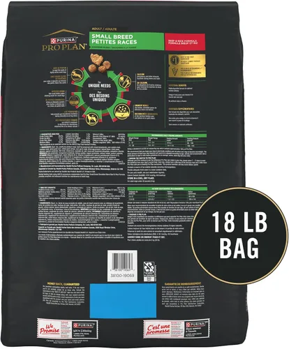 Vista 54 de Purina Pro Plan - Alimento para perros de raza pequeña con alto contenido de proteínas, fórmula de pollo y arroz, bolsa de 18 libras