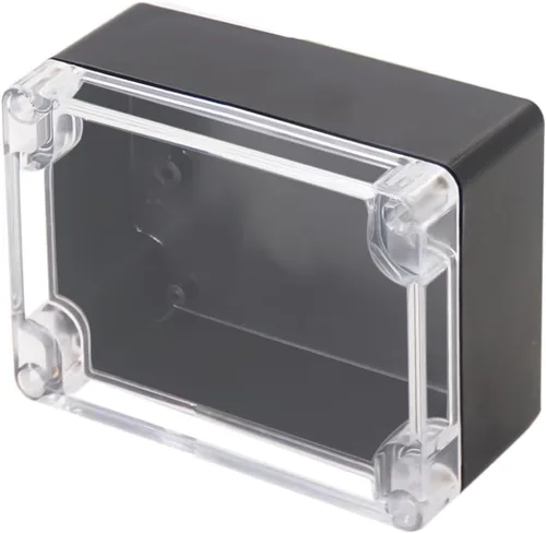 Vista 22 de Caja de proyecto IP65 Caja de conexiones impermeable ABS cajas eléctricas negras para bricolaje, Estuche electrónico para proyectos de energía, Caja