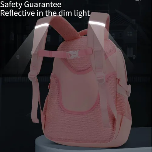 Vista 7 de HAPIKI Mochila Kawaii con accesorios lindos para jardín de infantes con lindo pin Kuromi mochila de felpa Sanrio, Púrpura