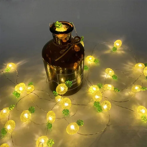 Vista 9 de 40 luces LED de abeja, impermeable, funciona con pilas, 8 modos con control remoto para bodas, fiestas, festivales, interiores, exteriores (abeja)