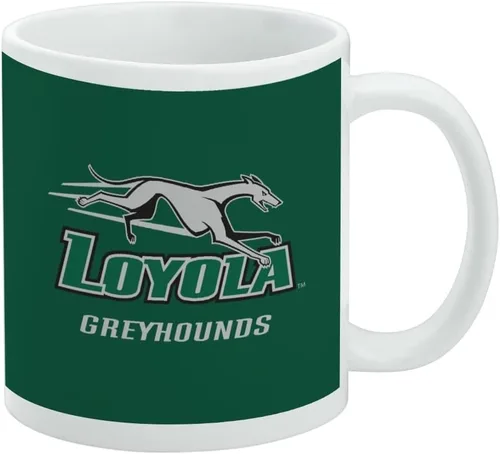 Vista 402 de Taza de cerámica con el logotipo principal de la Universidad Rider, taza de regalo novedosa para café, té y bebidas calientes, 11oz, blanca