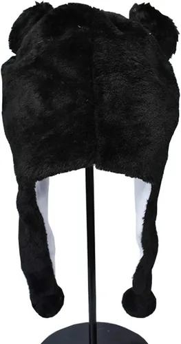 Vista 5 de Sombreros de animales unisex de felpa de invierno con solapa para orejas