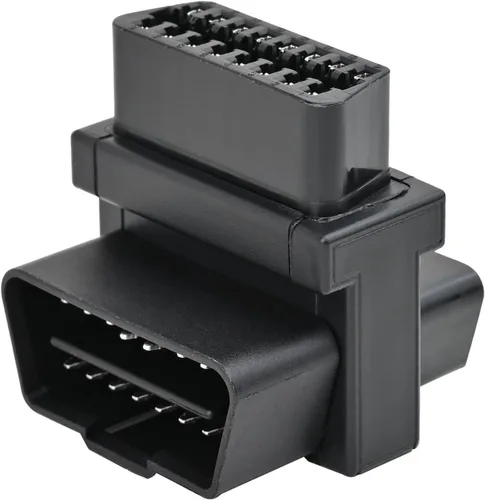 Vista 4 de iKKEGOL Cable divisor OBD2 de bolsillo, OBD II completo de 16 pines, 1 macho a doble hembra, 1 a 2 T, convertidor adaptador de extensión de 2 vías