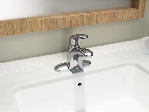Vista 3 de American Standard 7075055.002 Colony Pro - Grifo de baño con mango único, cromo pulido