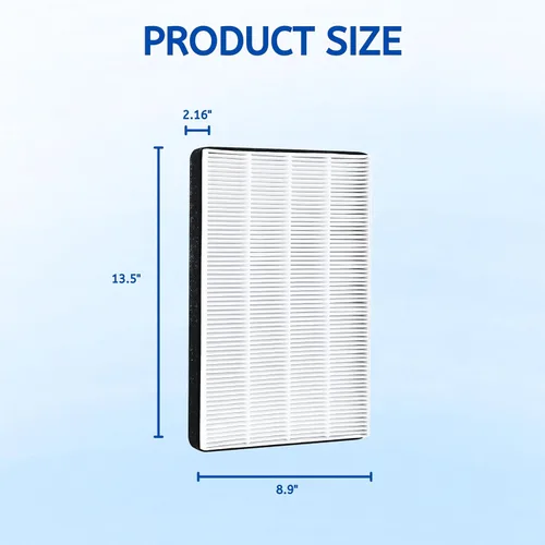 Vista 4 de Nispira F2 A2 Filtro HEPA de repuesto para purificador de aire Filtrete FAP-C02WA-G2, FAP-C03BA-G2, FAP-T03BA-G2, FAP-SCO2W, FAP-SC02N, 2 paquetes