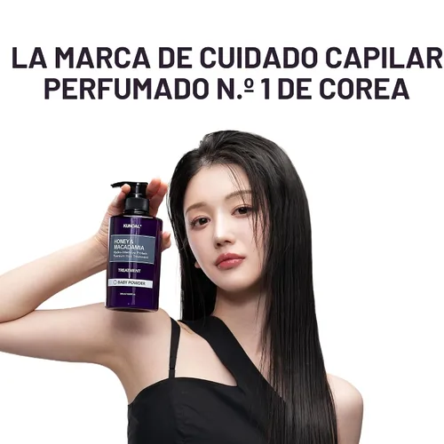 Vista 9 de KUNDAL Juego de champú y acondicionador coreano [polvo de bebé] calidad de salón, aroma duradero, hidratante, sin sulfatos, aceite de argán