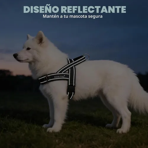Vista 5 de KOOLTAIL Arnés sin tirones para perro pequeño, con acolchado suave y asa, arnés de chaleco para cachorro fácil de caminar, cuello y pecho 2-Negro