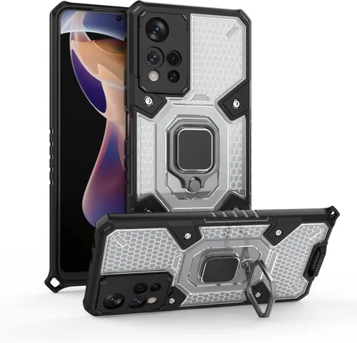 Vista 34 de Funda para 1+ Nord 2 5G, funda para OnePlus Nord 2 5G con funda de soporte, color azul