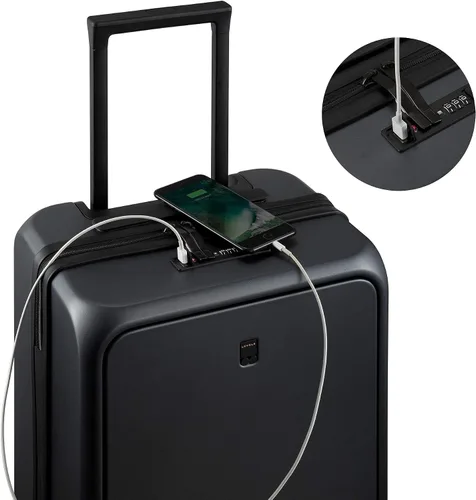 Vista 3 de LEVEL8 Road Runner Pro - Equipaje de mano Gris oscuro Negocios e informales