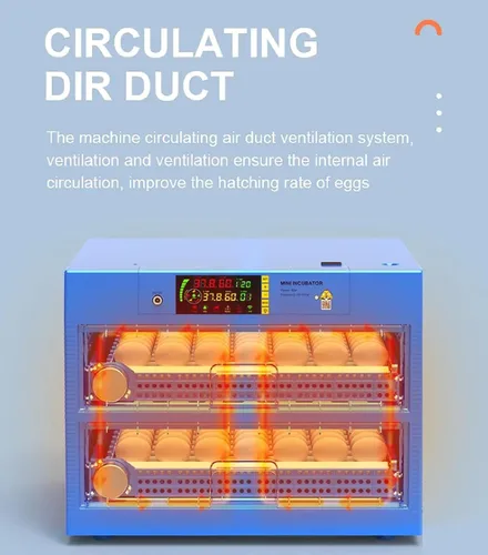 Vista 6 de Incubadora Automática para Incubar Huevos, Actualización con Adición Automática de Agua, Incubadora de Pollos con Control de Temperatura y Humedad