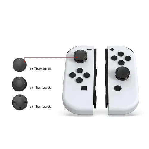 Vista 7 de ECHZOVE Switch OLED Silicone Soft Rubber Dust Proof Plug, Nintendo Switch Dust Proof Cover Assessories Kits,Dust Cover for HDMI, USB, AC, SD, LAN