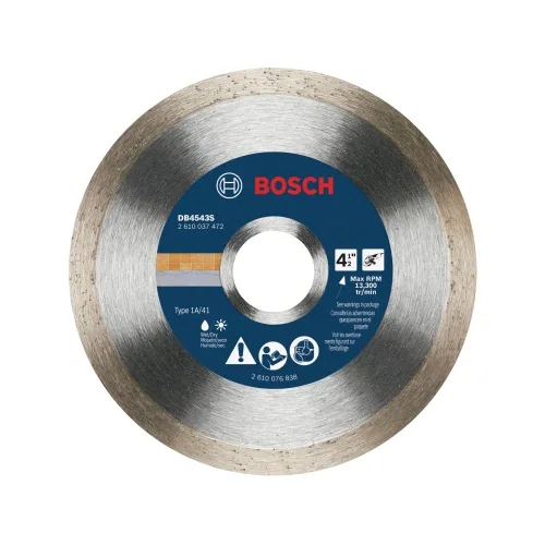 Vista 3 de Bosch DB4543S Hoja de diamante de borde continuo estándar de 4.5 pulgadas