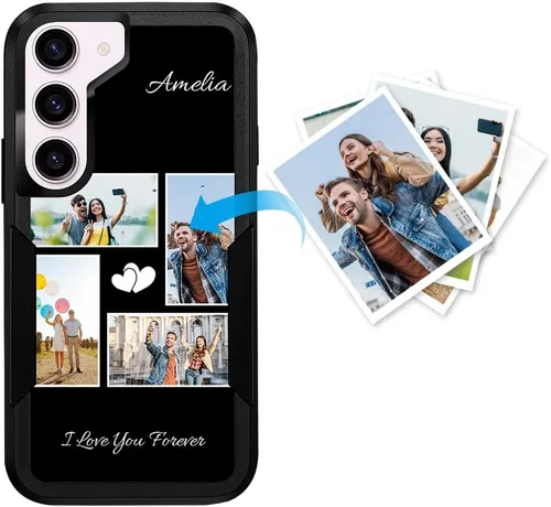 Vista 23 de Funda de teléfono personalizada para Galaxy S20 FE 5G, funda para teléfono multifoto, funda protectora resistente de doble capa a prueba de golpes