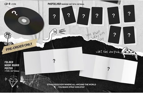 Vista 3 de cokodive Stray Kids Headliner Ver. Álbum de exhibición - CD negro