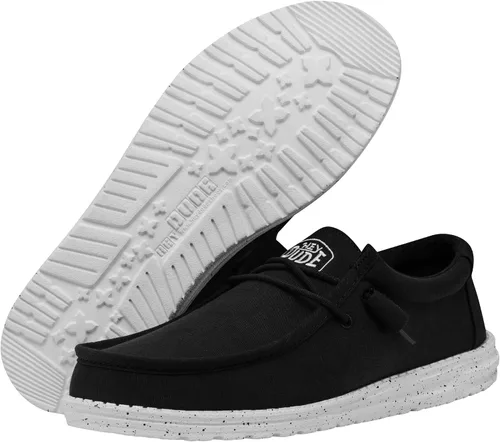 Vista 3 de Hey Dude Wally Slub - Zapatos con puntera de mocasín para hombre