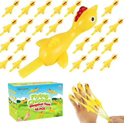 Vista 9 de 20 Piezas Juguetes de Dedo de Dinosaurio con Tirachinas, Juguetes de Halloween Regalos de Fiesta para Niños Goma Pegajosa Dino Catapulta Voladora
