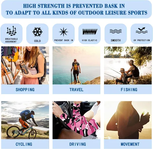 Vista 40 de CLOHOMIN Mangas para brazos, protección solar, mangas de compresión, cubierta de tatuaje para mujeres y hombres, manga deportiva atlética refrescante