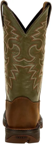 Vista 5 de Durango Botas Rebel Western para hombre Cactus de café