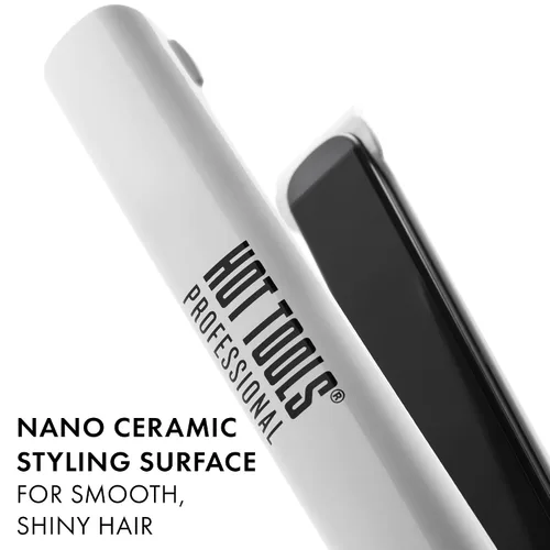 Vista 4 de Hot Tools Pro Artist Nano - Plancha de pelo de cerámica Para cabello liso y liso (1 pulgada)