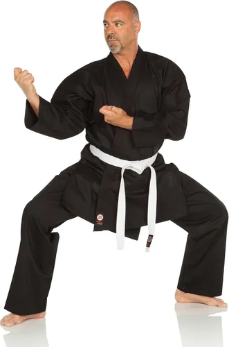 Vista 6 de Ronin Karate GI - Uniforme de karate de peso medio para artes marciales, 9.5 onzas, algodón, cinturón blanco incluido