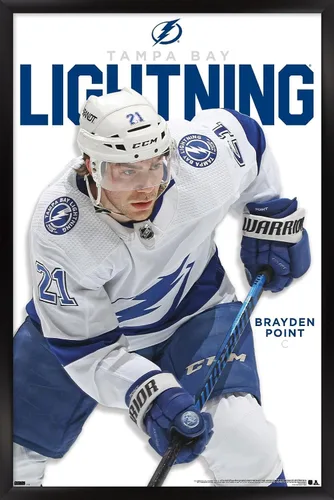 Vista 9 de Trends International NHL Tampa Bay Lightning - Póster de pared de la serie 23 de Brayden Point Versión enmarcada en blanco