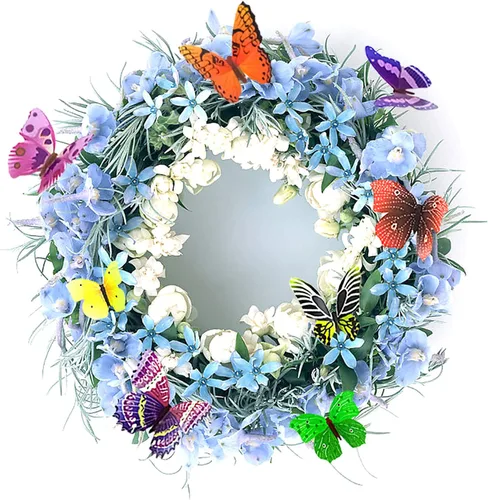 Vista 5 de PARLAIM 104 calcomanías de pared de mariposas 3D para pared, mariposas 3D, decoración de mariposas, decoración de mariposas, calcomanías murales