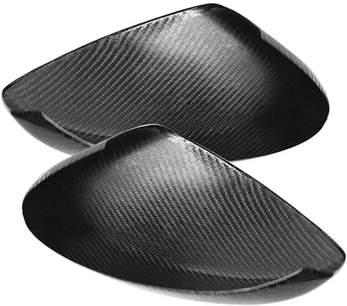 Vista 3 de Espejo lateral de fibra de carbono real Añadir en tapas de cubierta para Infiniti G35 Coupé 2003-2007