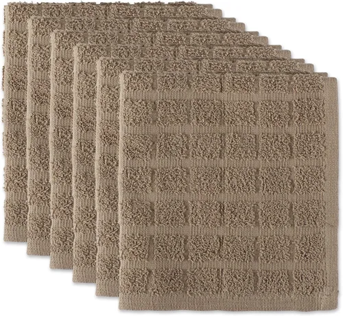 Vista 19 de DII Basic Terry Collection - Juego de paños de cocina sólidos para ventana, 12 x 12, aguacate, 6