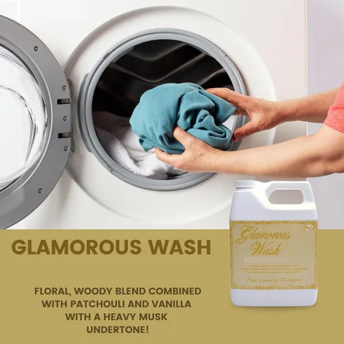 Vista 3 de Tyler Candle Company ICON Wash - Detergente fino para ropa de 16 onzas líquidas con bolsa de bolsa para secadora XL