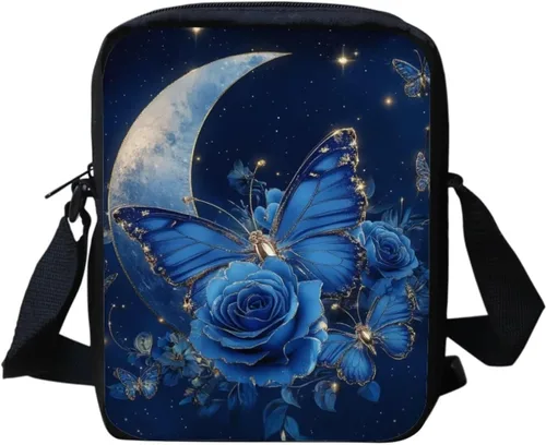 Vista 28 de Halloween Cat Small Messenger Bag Crossbody Shoulder Bag for Women Black Cat Pumpkin