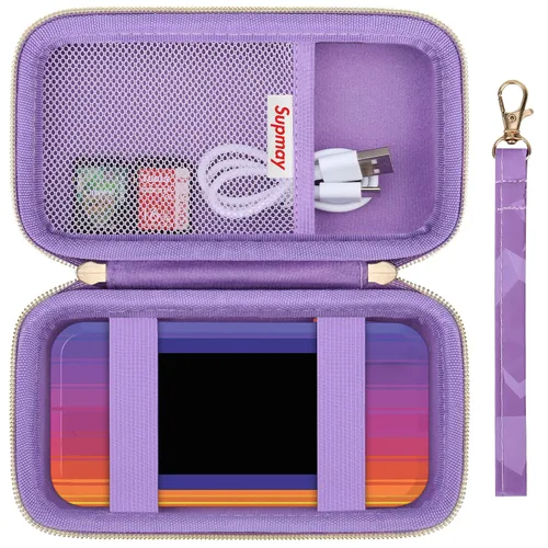 Vista 17 de Supmay Funda rígida de viaje para My Arcade Tetris Pocket Player Pro, juegos de rompecabezas estratégicos, funda protectora de consola