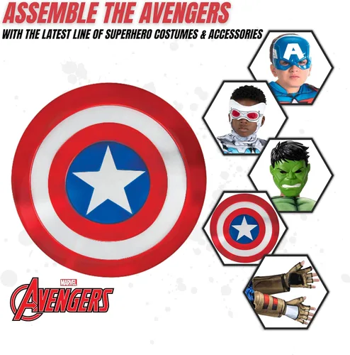 Vista 3 de Kid's Captain America 12" Shield
