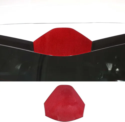Vista 7 de Cubierta de fibra de carbono real para panel trasero compatible con Chevrolet Corvette C8 2020-2024, cubierta superior del maletero trasero (negro)