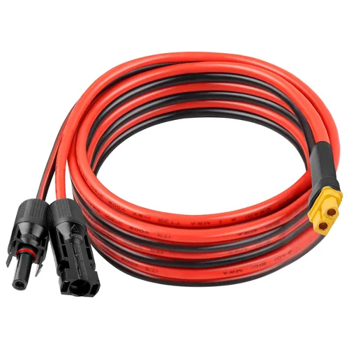 Vista 11 de Cable de extensión solar XT60 de 10 AWG 2 3 6 10 15 20 25 35 40 50 75 100 pies XT60 adaptador de conector de extensión solar más grueso cable hembra