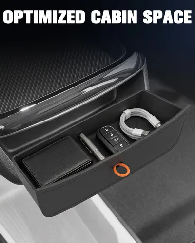 Vista 4 de YEE PIN Center Console Storage Drawer Tray for 2027 Chevy Bolt Accessories