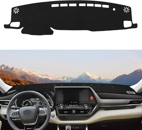 Vista 53 de Tapete de cubierta de salpicadero personalizado para Mazda3 Hatchback, Sedan 2019-2024 2025 2026 (sin HUD), protector antideslizante