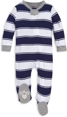 Vista 277 de Burt's Bees Baby - Pijama de una pieza para bebé, mameluco para dormir y jugar, algodón 100% orgánico, cremallera frontal