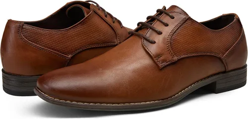 Vista 6 de Vostey Zapatos de vestir para hombre, zapatos Oxford formales, zapatos clásicos con cordones Derby
