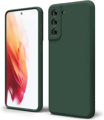 Vista 407 de oakxco Funda para teléfono Samsung Galaxy S8 de silicona líquida, delgada y fina de gel de goma suave TPU cubierta protectora simple llana