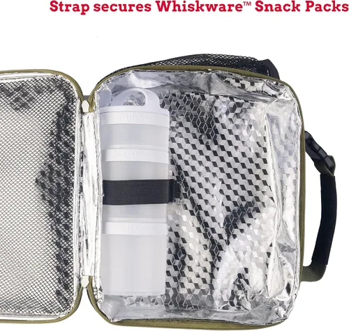 Vista 4 de Whiskware Lonchera térmica suave aislada para el trabajo, viajes y más, coral