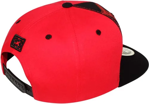 Vista 5 de 4350 DISTRICT Gorra ajustable de algodón Snapback para hombre (N21BUL17 REDBLK), Bull Legend_red Negro