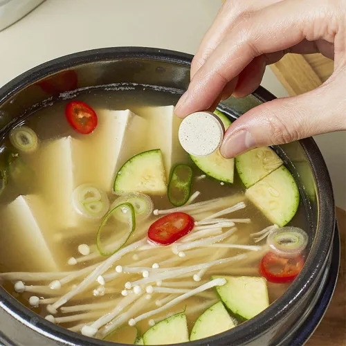 Vista 9 de Jwellfood Complementación de la pastilla de obra maestra de cocina, caldo de caldo, mejores anchoas, filetes de anchoa 20 tabletas, sabor a anchoa